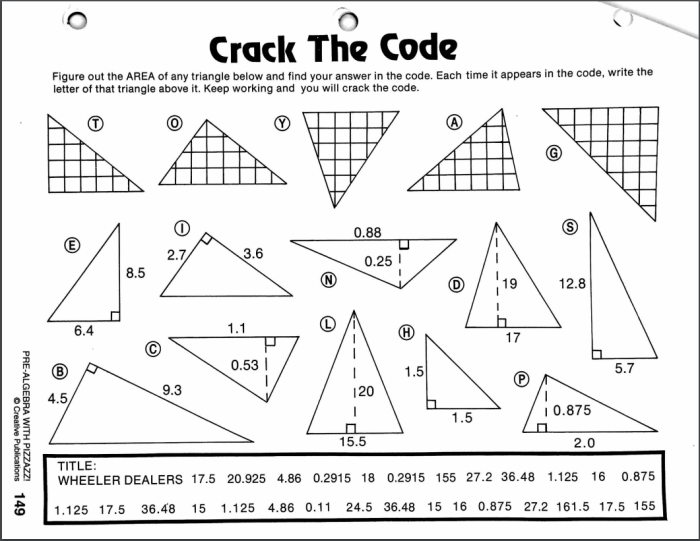 Triangle congruence review maze answer key